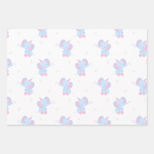 Cute ABC Alphabet Pattern Pastel Baby shower Inpakpapier Vel (Voorkant 3)