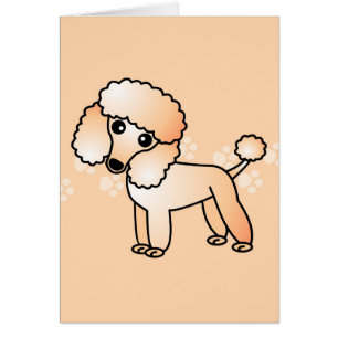 Cute Abriot Poodle Cartoon