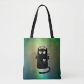 Cute absoluut Innocent Angel Cat Tote Bag (Voorkant)