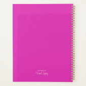 Cute Abstract Chihuahua Dogs in Love Waterverf Planner (Achterkant)