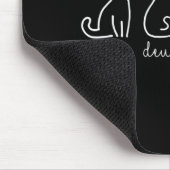 Cute Abstract Un Deux Trois Cat French Kat Muismat (Hoek)