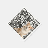 Cute Abstracte Corgi Servet (Hoek)
