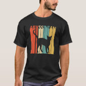 Cute Abyssinian Cat T-shirt (Voorkant)