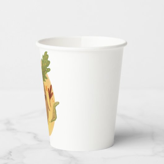  cute acorn Paper cup Papieren Bekers (Links)