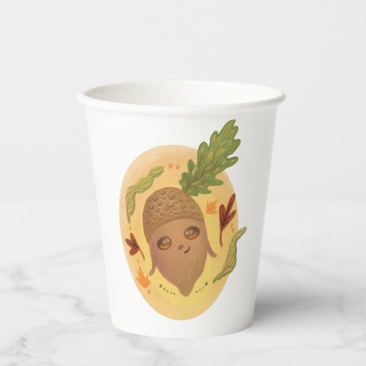  cute acorn Paper cup Papieren Bekers (Voorkant)