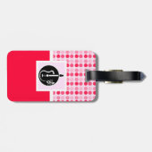 Cute Acoustic Guitar Bagagelabel (Achterkant horizontaal)