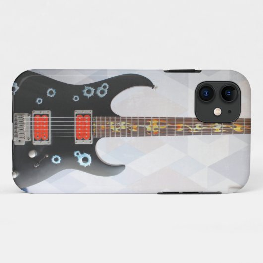 Cute Acoustic Guitar Case-Mate iPhone Case (Achterkant (horizontaal))