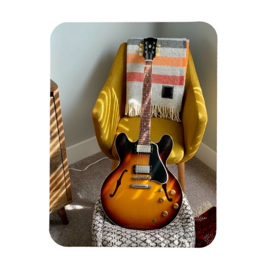 Cute Acoustic Guitar Magneet (Verticaal)
