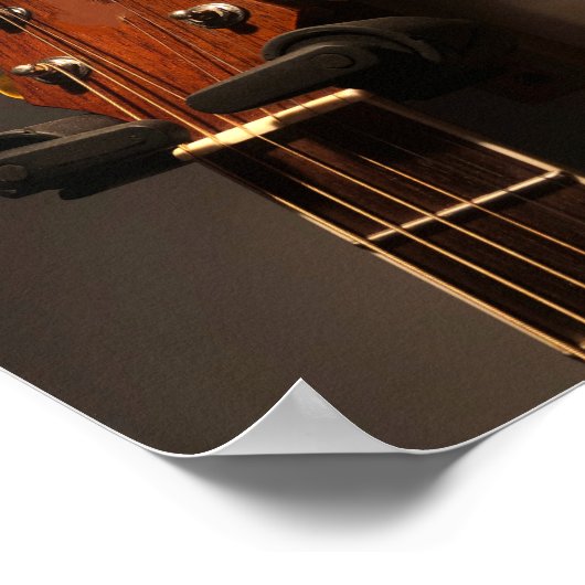 Cute Acoustic Guitar Poster (Hoek)