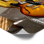 Cute Acoustic Guitar Poster (Hoek)