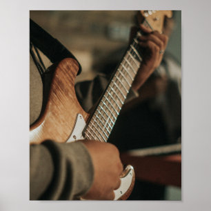Cute Acoustic Guitar Poster