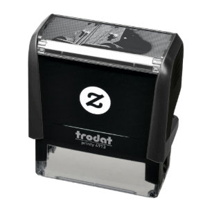 Cute Acoustic Guitar Zelfinktende Stempel