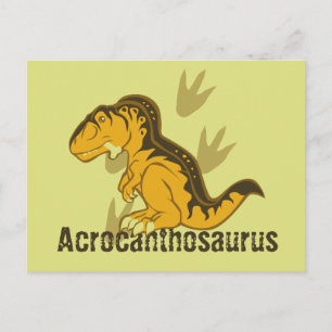 Cute Acrocanthosaurus Briefkaart