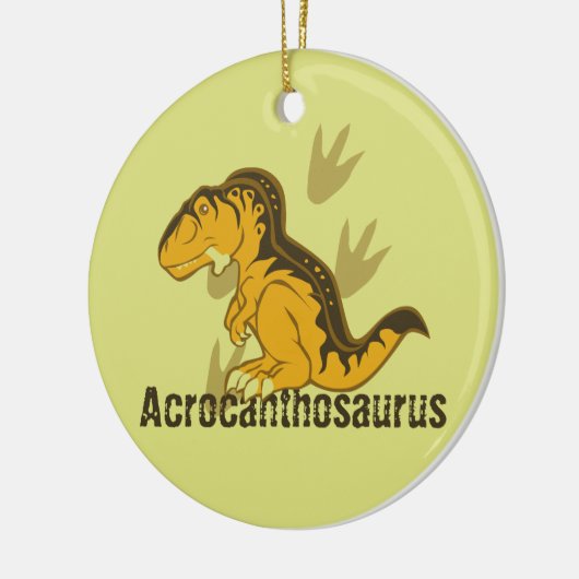 Cute Acrocanthosaurus Keramisch Ornament (Links)
