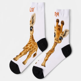 Cute Active Baby Animal Collectie Giraffe  Sokken