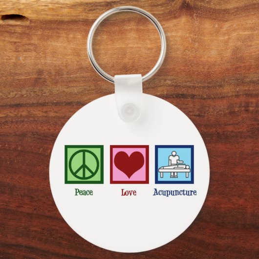 Cute Acupunction Sleutelhanger (Achterkant)