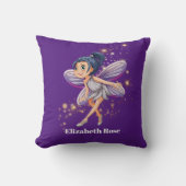 Cute add name Fantasy Fairy decor Sierkussen (Voorkant)