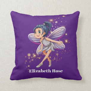 Cute add name Fantasy Fairy decor Sierkussen