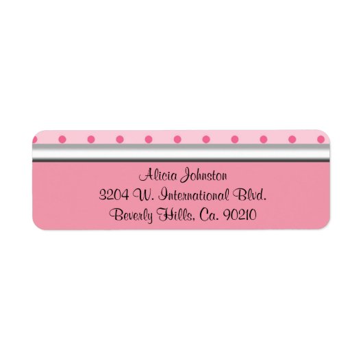 Cute Address or Thank You Label Stickers (Voorkant)