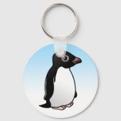 Cute Adelie Penguin Sleutelhanger (Voorkant)