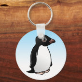 Cute Adelie Penguin Sleutelhanger (Voorkant)