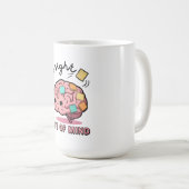 Cute ADHD Brain Mug Koffiemok (Voorkant rechts)