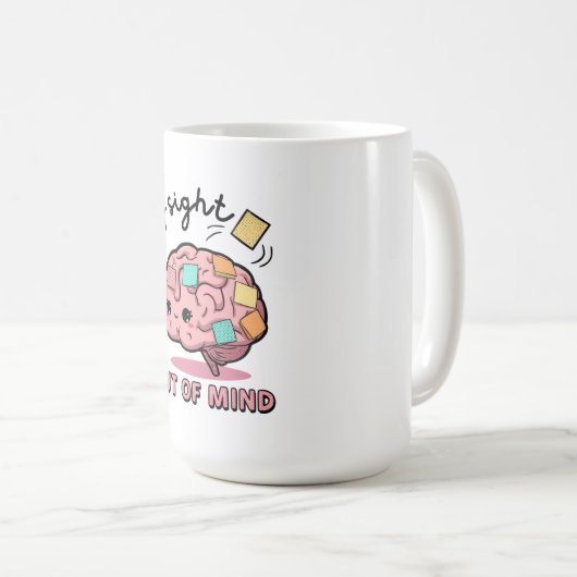 Cute ADHD Brain Mug Koffiemok (Voorkant rechts)