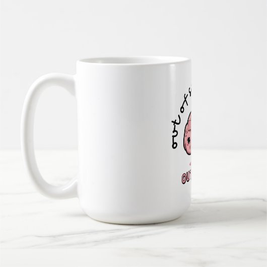 Cute ADHD Brain Mug Koffiemok (Links)