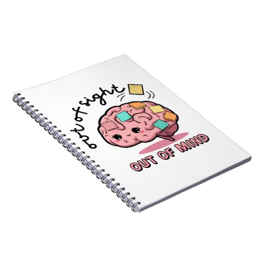 Cute ADHD Brain Notebook Notitieboek (Rechterzijde)