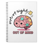 Cute ADHD Brain Notebook Notitieboek (Voorkant)
