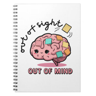 Cute ADHD Brain Notebook Notitieboek