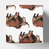 Cute & adorable brown Yak  Bedankdoosjes (Bovenkant)