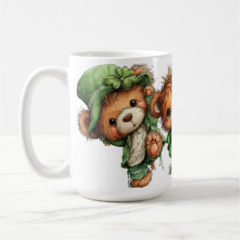 CUTE ADORABLE IRISH DRESSED TEDDY BEARS KOFFIEMOK