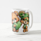 CUTE ADORABLE IRISH DRESSED TEDDY BEARS KOFFIEMOK (Voorkant rechts)