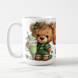 CUTE ADORABLE IRISH DRESSED TEDDY BEARS KOFFIEMOK