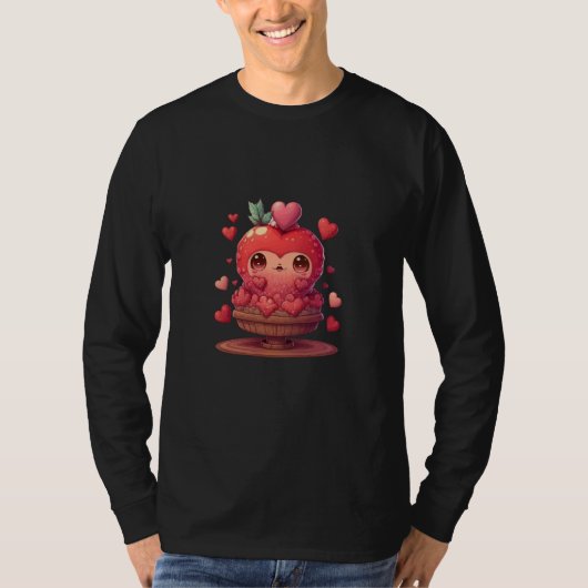 Cute adorable unique Happy Valentine's Day buddies T-shirt (Voorkant)