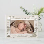 Cute  Adventure Invitation Kaart (Staand voorkant)