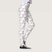 Cute Aerobic Unicorn Patroon Leggings (Rechts)
