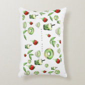 Cute Aesthetic Matcha en Fruit Worpillow Accent Kussen (Voorkant(Verticaal))