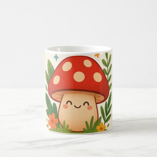 Cute Aesthetic Mushroom Mug Koffiemok (Center)