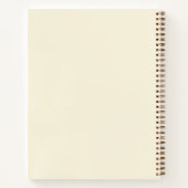 Cute aesthetic peaches pastel  notitieboek (Achterkant)