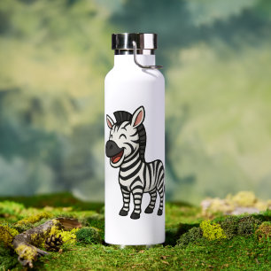 Cute & Aesthetische Sticker Collectie – Glimlachen Waterfles