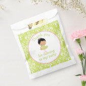 Cute African American Ballerina 'Ik ben naar toe g Bedankzakje (Gezegeld)