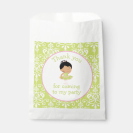 Cute African American Ballerina 'Ik ben naar toe g Bedankzakje