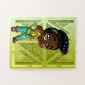 Cute African American Boy Legpuzzel (Horizontaal)