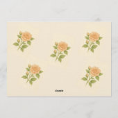 Cute African-American Chibi Girl Birthday Invite Kaart (Achterkant)