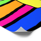 Cute African-American Fairy Girl Happy Birthday Poster (Hoek)