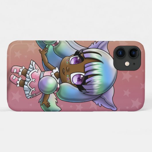 Cute African American Girl Case-Mate iPhone Case (Achterkant (horizontaal))