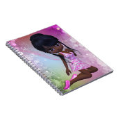 Cute African American Girl Notebook Notitieboek (Rechterzijde)