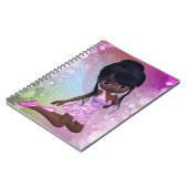 Cute African American Girl Notebook Notitieboek (Linkerzijde)